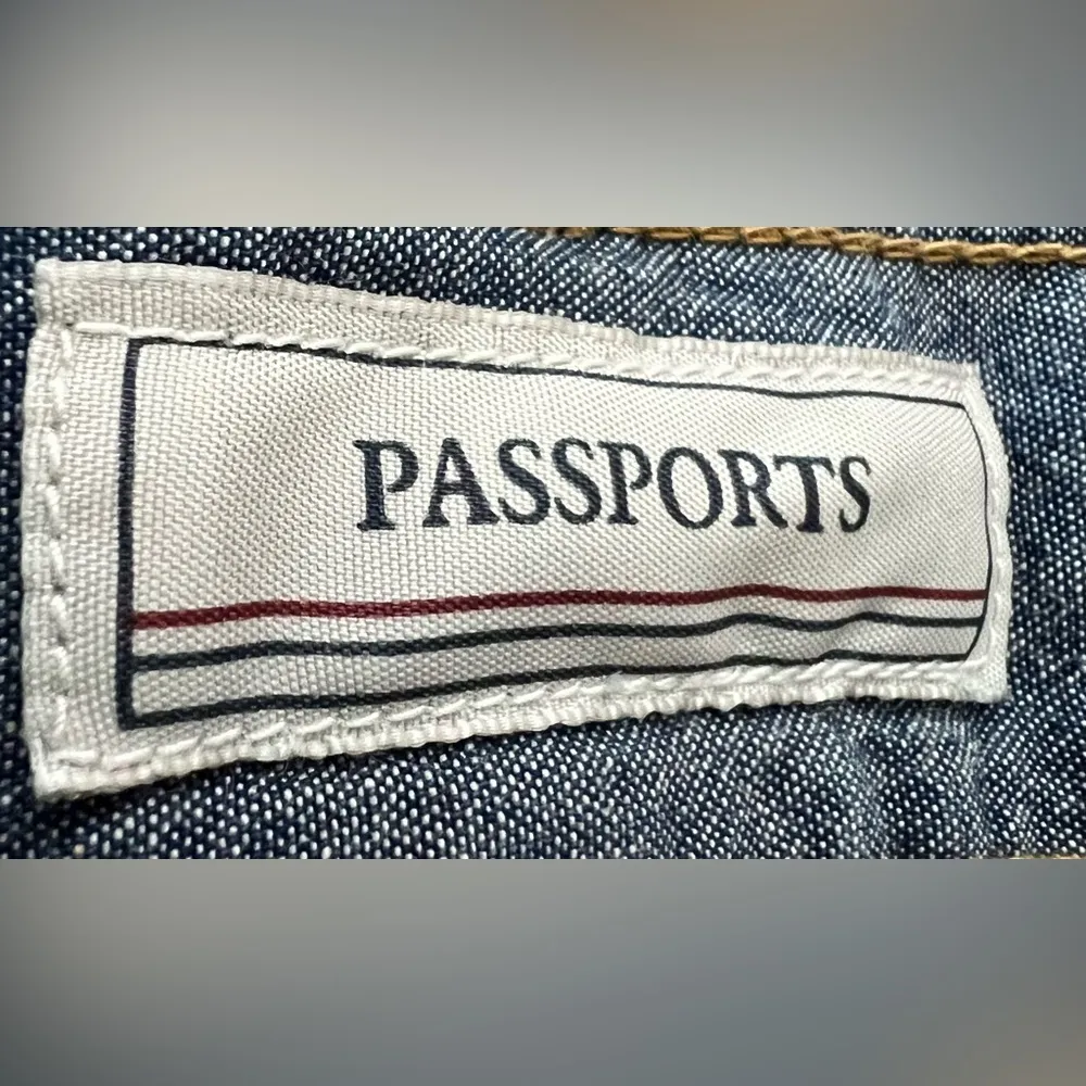 PASSPORTS | ladies denim Bermuda style short. Size: 16. - Image 8