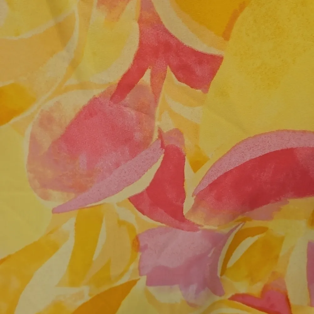 💕SANCTUARY💕 Maxi Dress ~ Yellow Pink Abstract Floral Watercolor Print S NWOT - Image 6