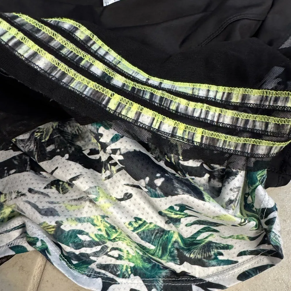 Lucky In Love Tennis‎ Skirt, black/neon, size 4 - Image 8