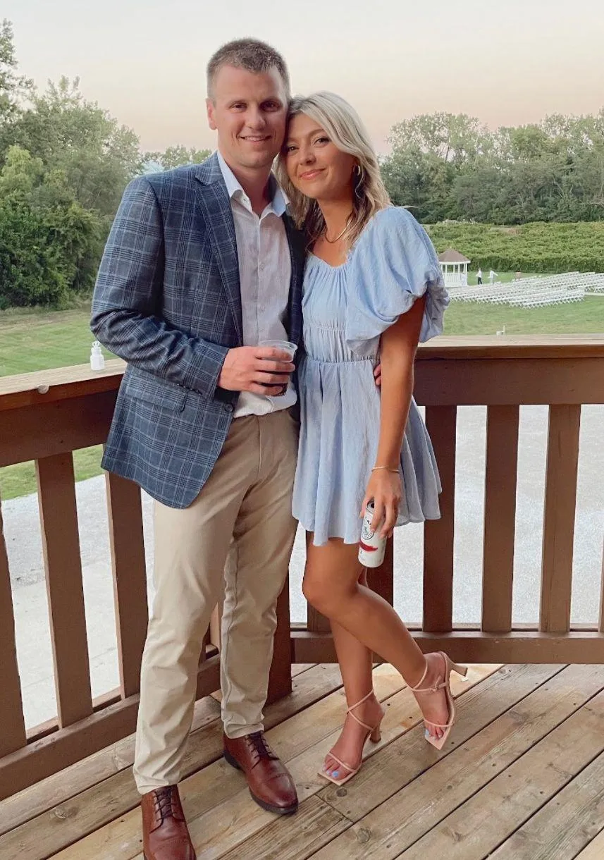 Blue Mini Dress - Image 4