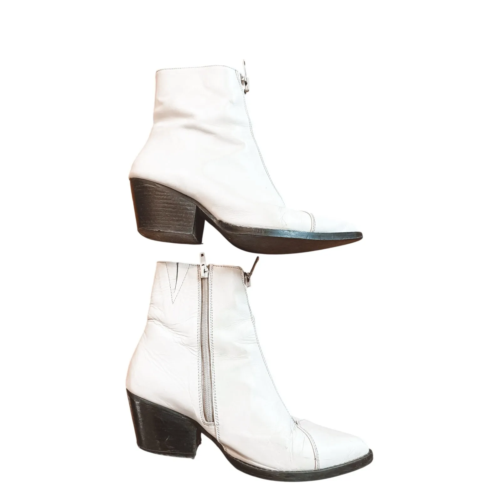 Jeffrey Campbell Landyn Zip Front Bootie Size 8 - Image 4