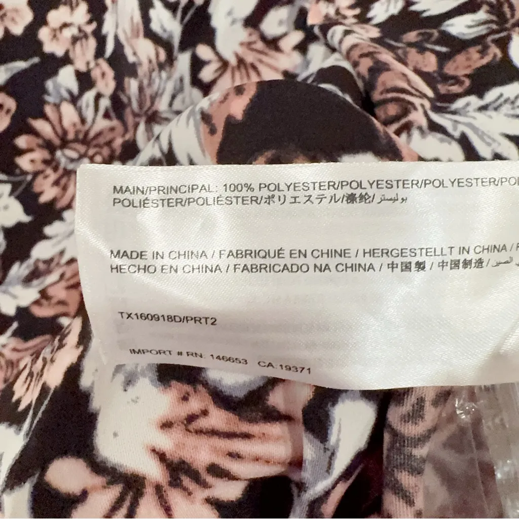 The Fifth Label Anytime Anywhere Long Sleeve Mini Dress in Floral Haze XS NWT - Image 10