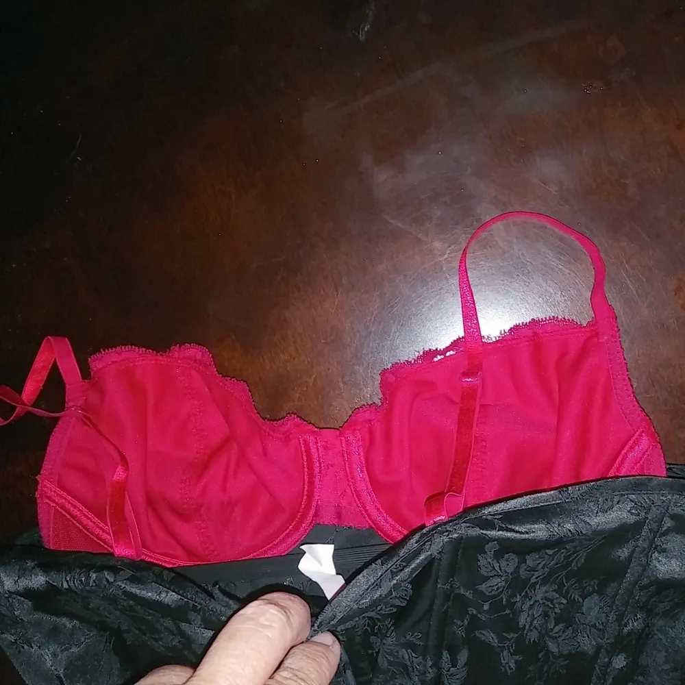 Fredericks of Hollywood M 36 Bustier Bra Garter Belt Set Lingerie - Image 2