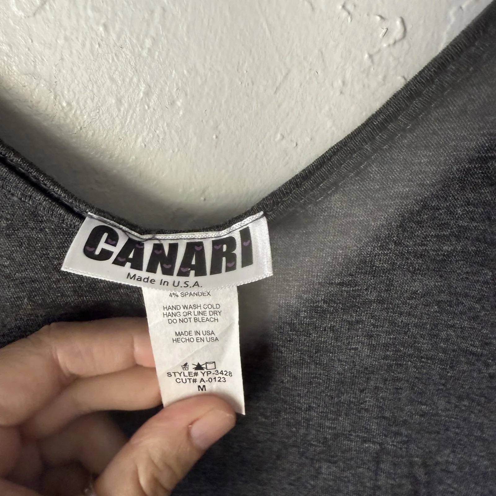 Canari Dress Y2k Medium Gray‎ Black Handkerchief Hem USA Rayon Festival Artsy Gray - Image 5