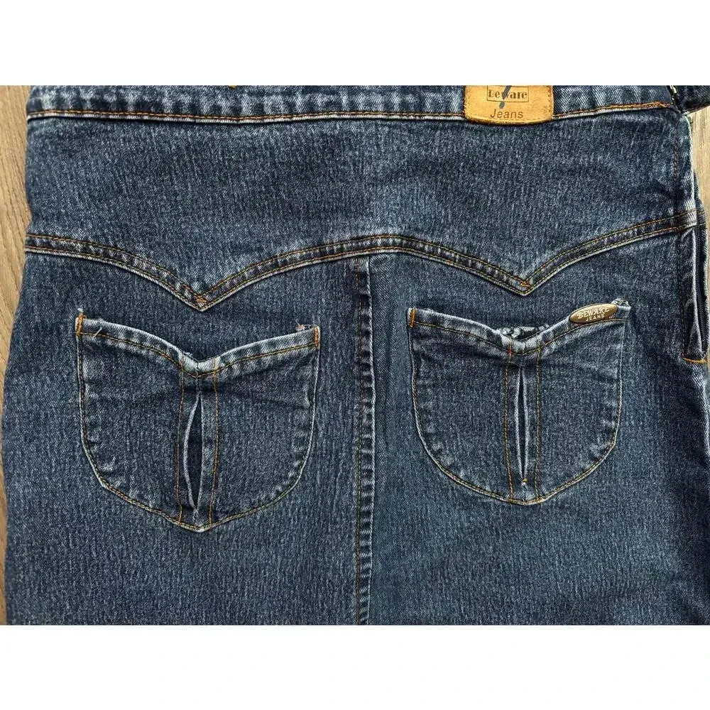 Y2K Maxi lace up jean skirt size 7 - Image 4