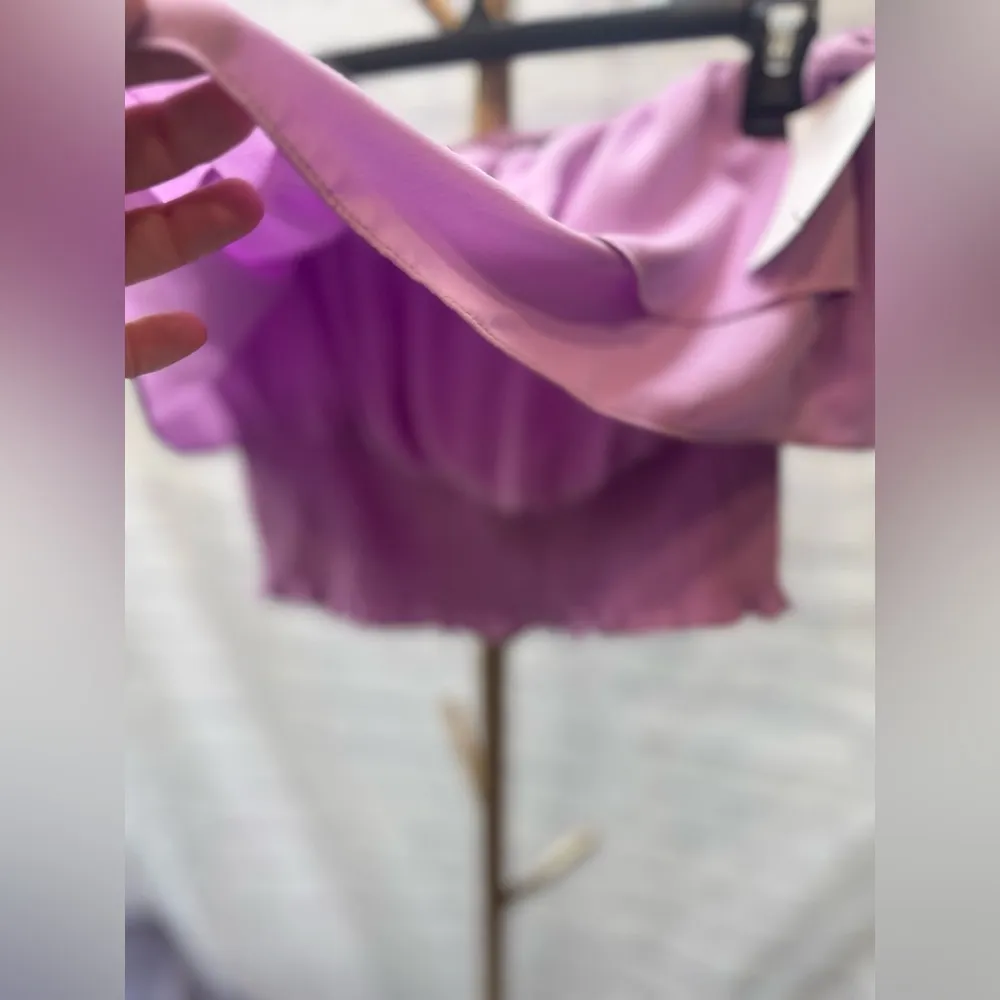 1. State  Ruffle Crop top size Large NWT - Image 3