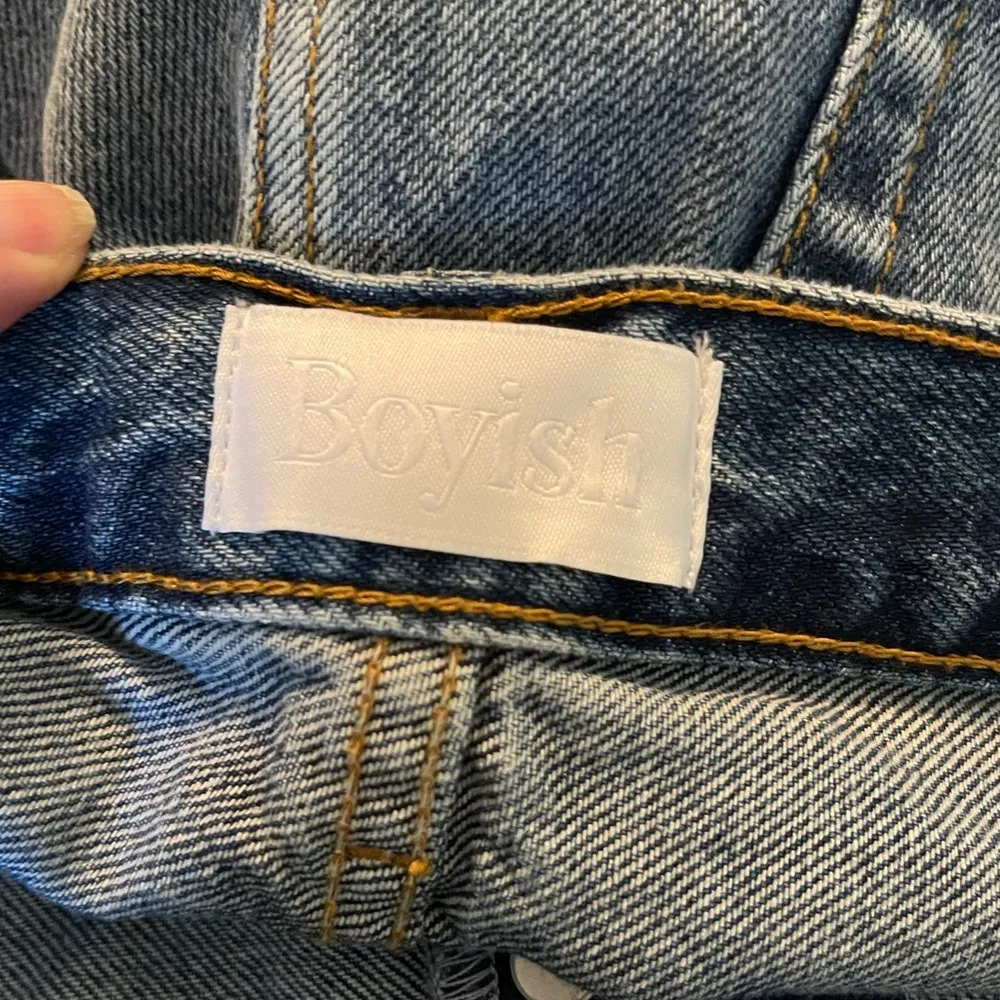 Boyish By Her Avery Tie Ankle Jeans Size 32 - Image 5