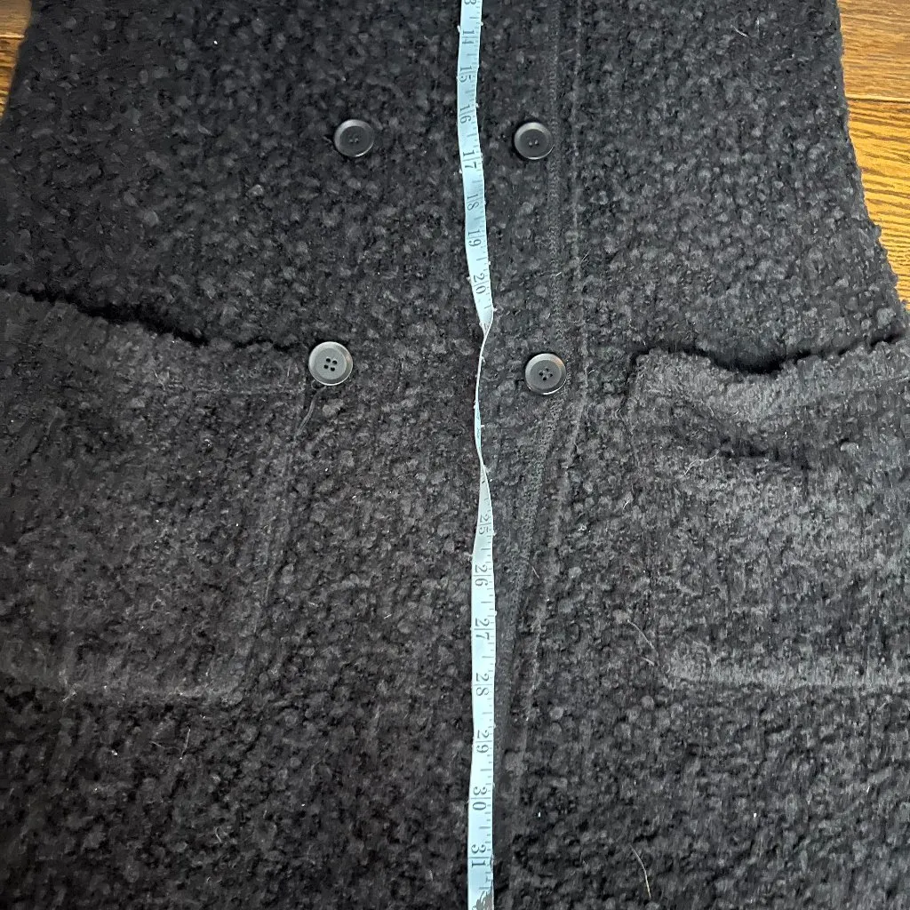 Sanctuary black sleeveless knit sweater vest dress wool blend goth winter Size M - Image 6