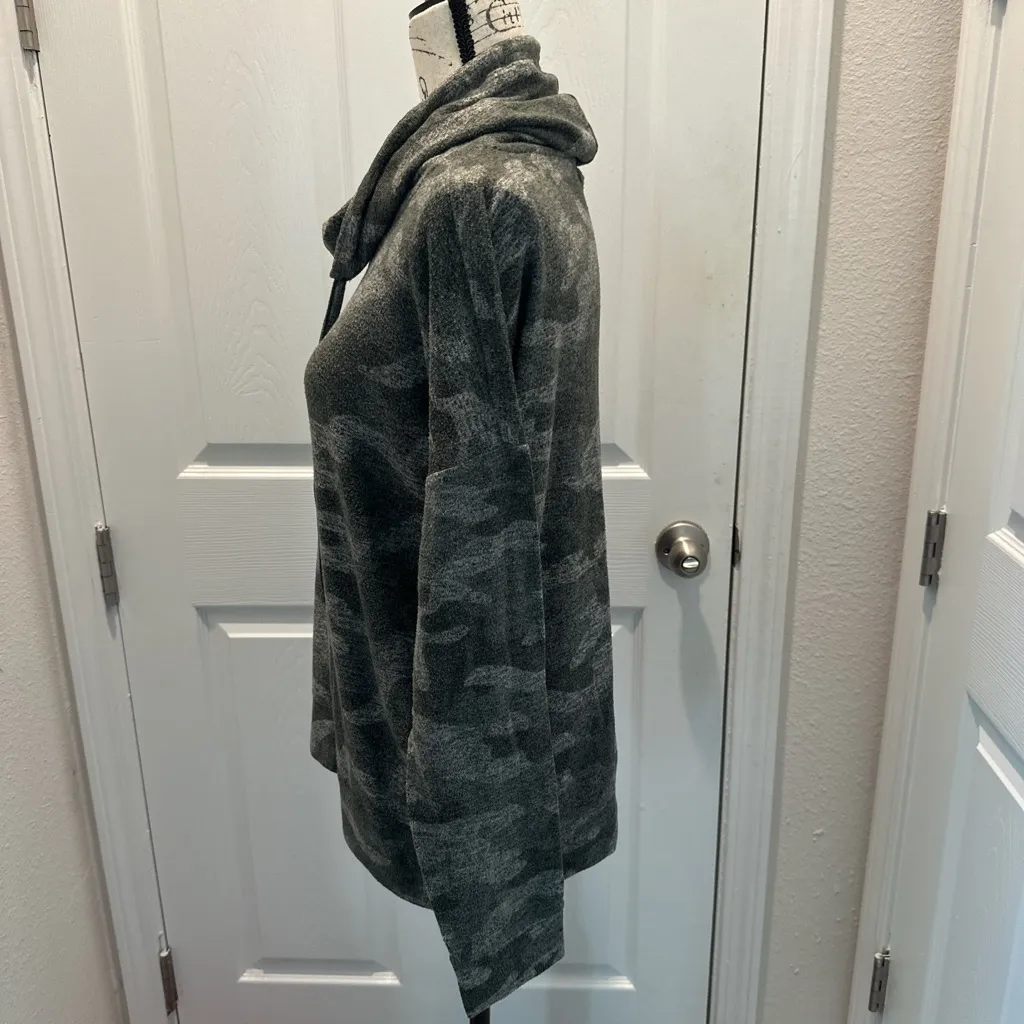 Maurices Camouflage Cowl Neck Sweater - Image 2