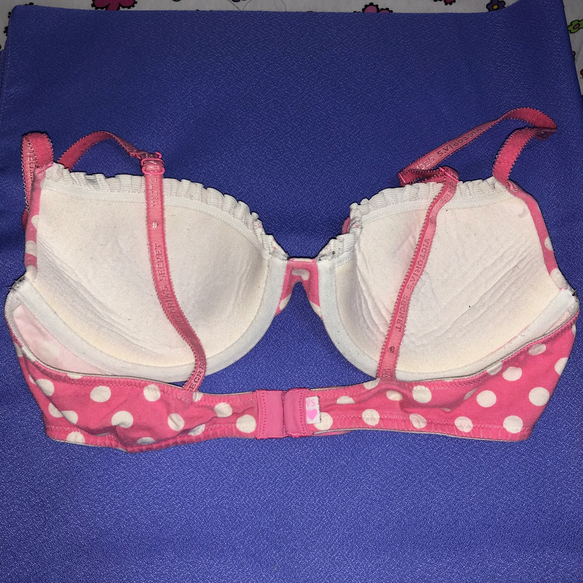 Victoria Secret Cotton Lined Demi - 34B - Image 2