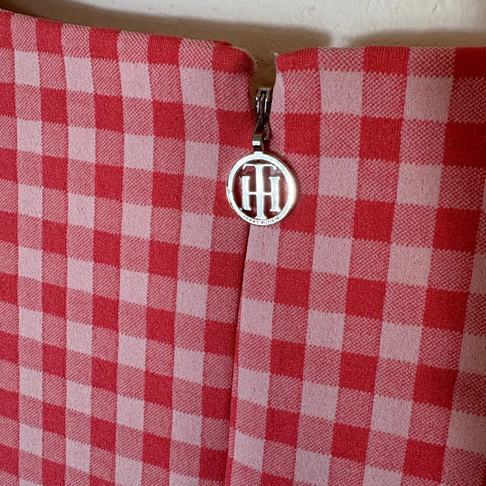 NWT Tommy Hilfiger‎ Pink Gingham Pocket Dress Size 6 - Image 10