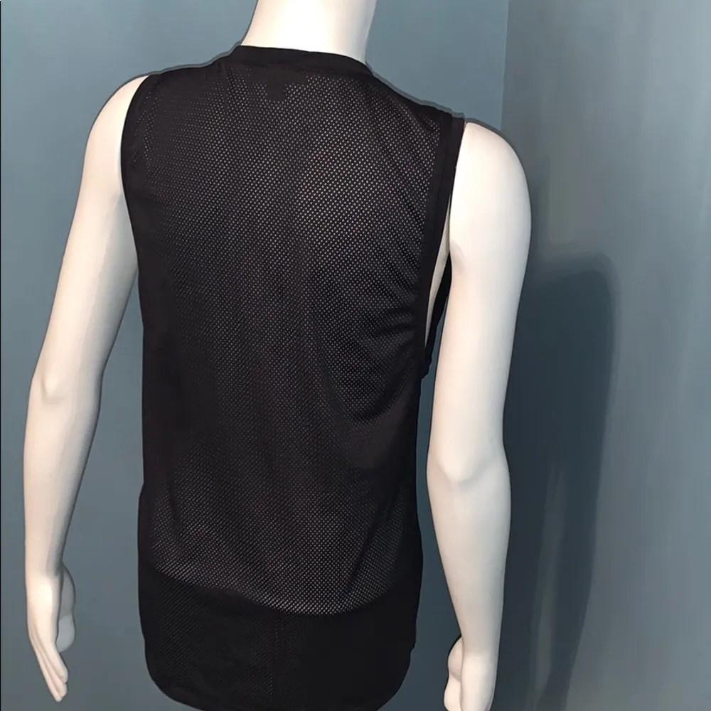 Alala Skimm Black Mesh Tank Top Small - Image 7