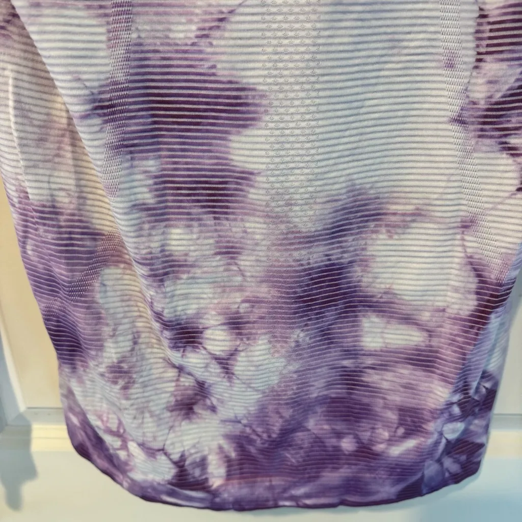 Lululemon Swiftly Tech Long Sleeve Shirt 2.0 Shibori Stripe Wisteria Purple - Image 9