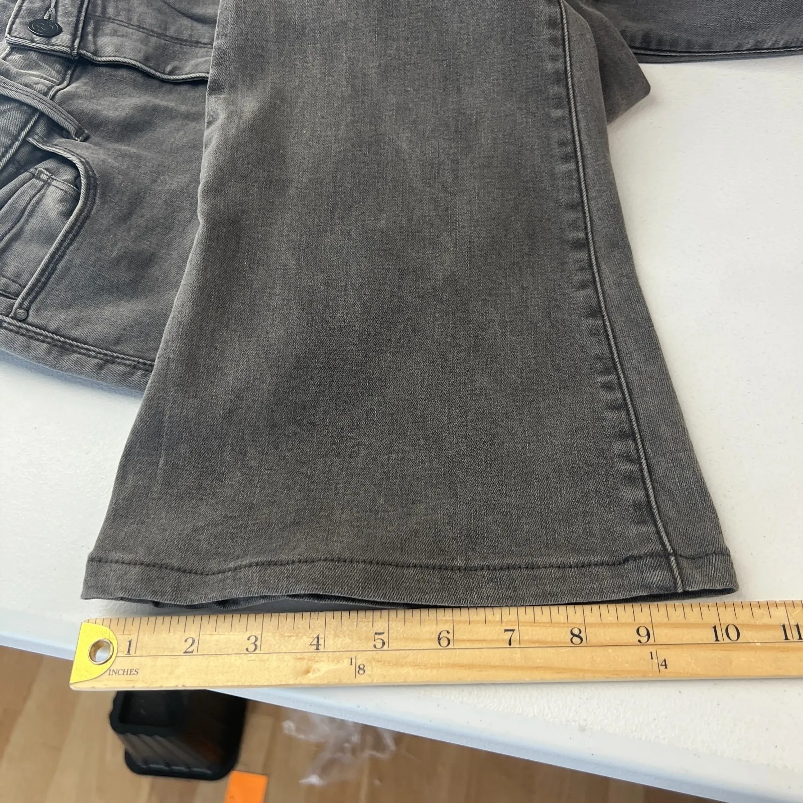 Treasure & Bond Skinny Flare Leg Jeans Womens 26 Grey Stretch High Rise - Image 11