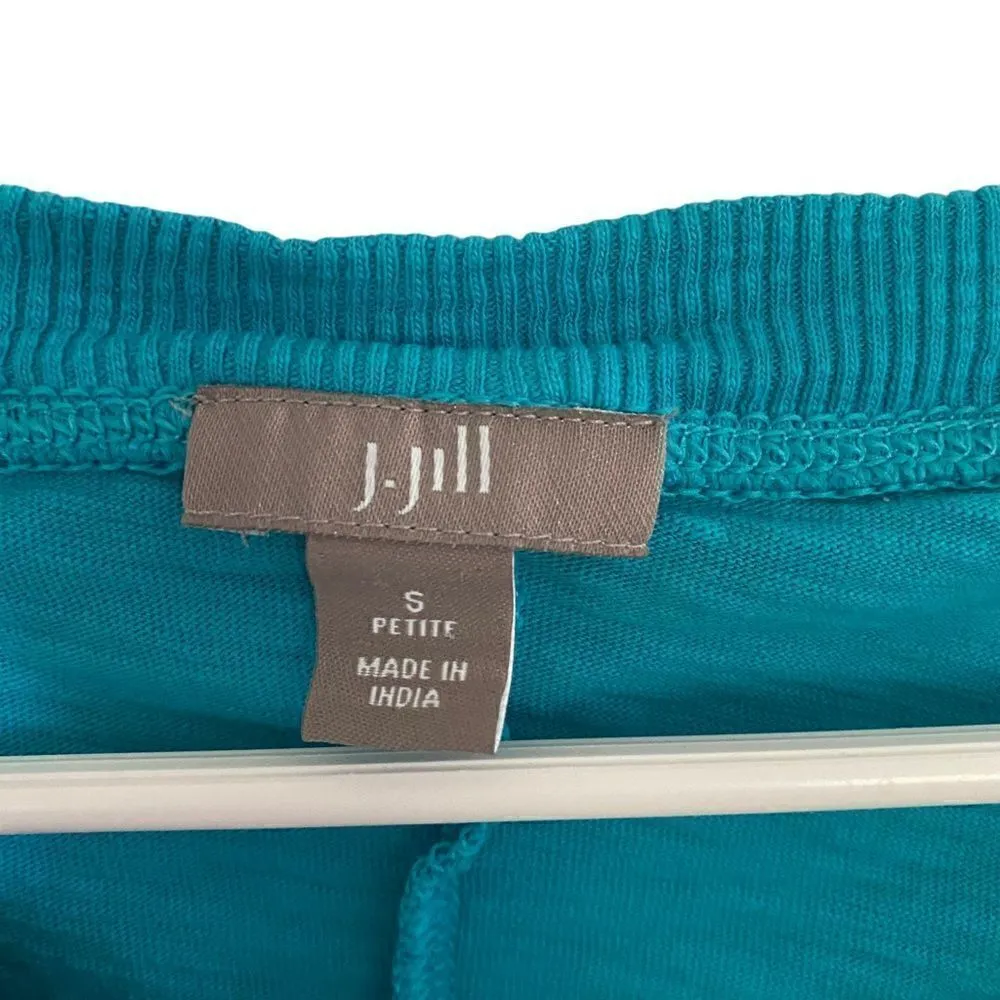 J. Jill t shirt dress shirt sleeve small petite blue Blue Size undefined - Image 4