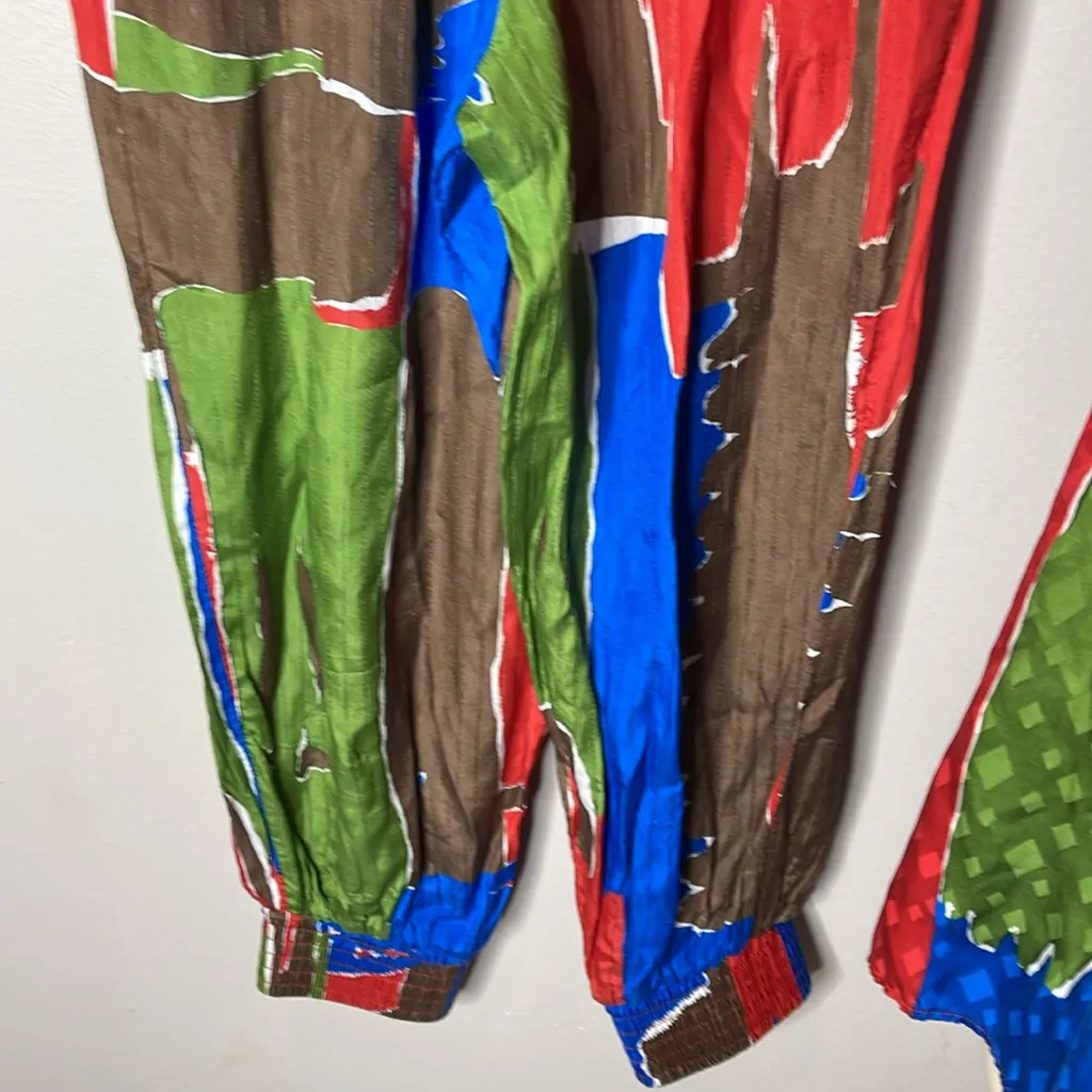 Tory Burch Silk Off Shoulder Shirt Jogger Set‎ - Image 10