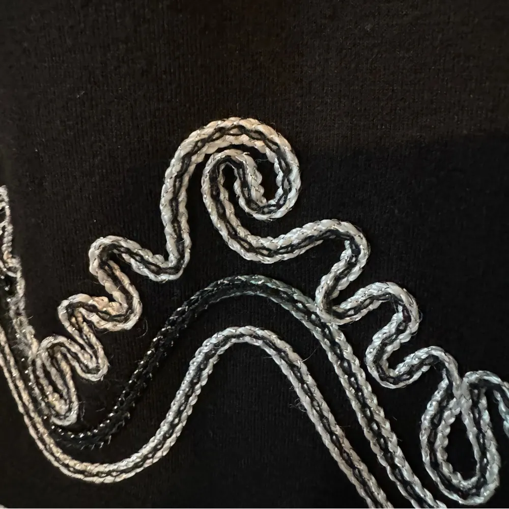 Lauren Michelle London Milan New York Paris Size 2X Black and White Dress Top - Image 4