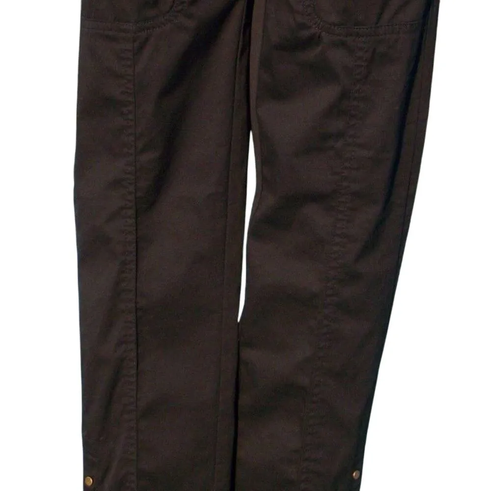 Cache Black Snap Embellished Pant New Crop Stretch Animal Trim 4 Pocket NWT $88 - Image 5