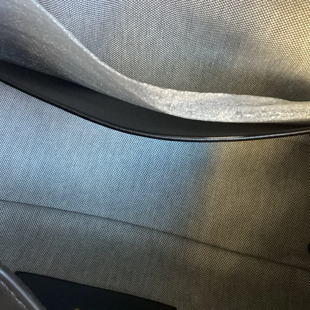 Donna Karan Belmore Small Black Leather Fringe Shoulder Bag - Image 6