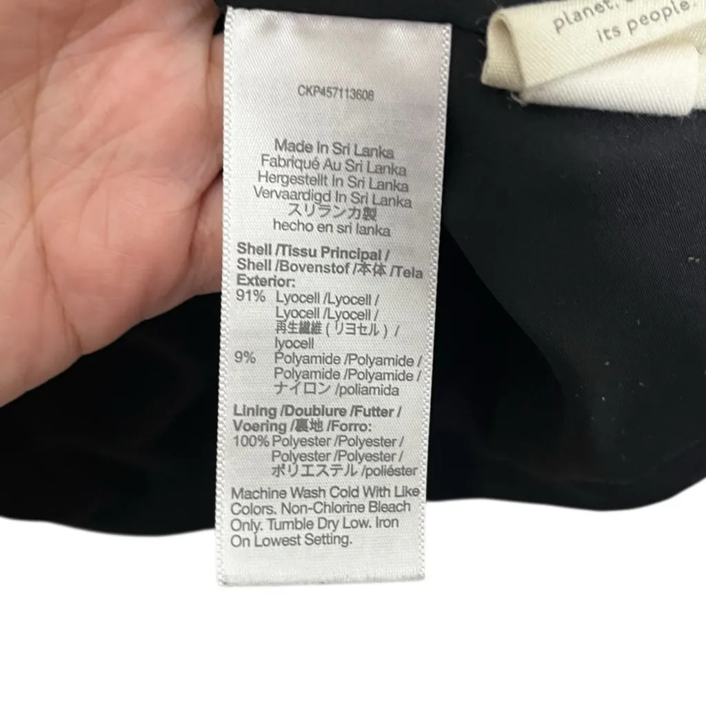 Madewell Caldwell Blazer Black Double Breasted Two Button Women’s Medium - Image 10