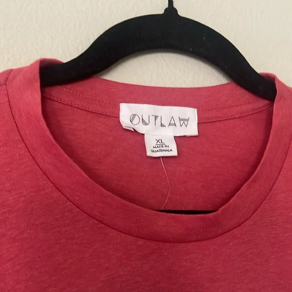 NWT Outlaw Red Graphic T - Image 6
