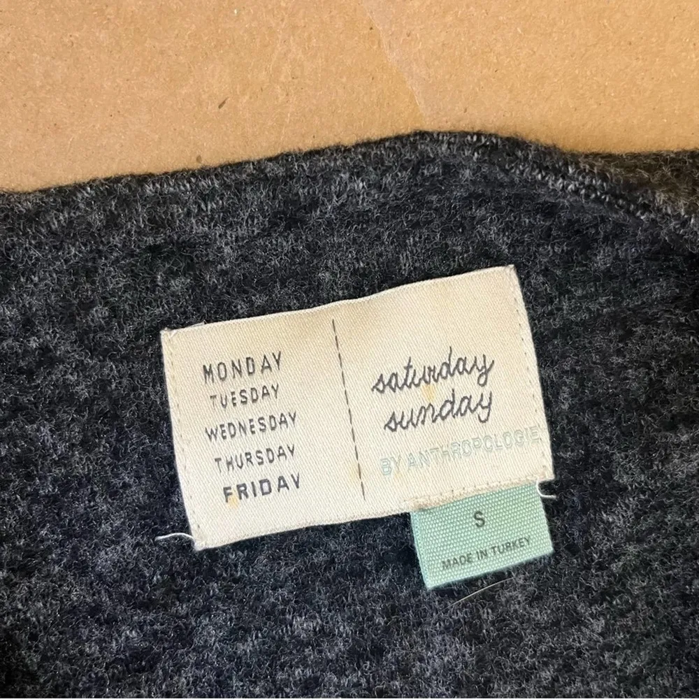 Anthropologie Saturday Sunday Heather Tie Waist Jersey Dress - Image 7