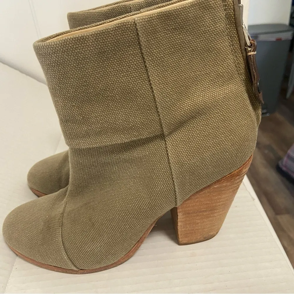Rag and Bone New York Newbury classic neutral heel booties size 8 women’s - Image 4