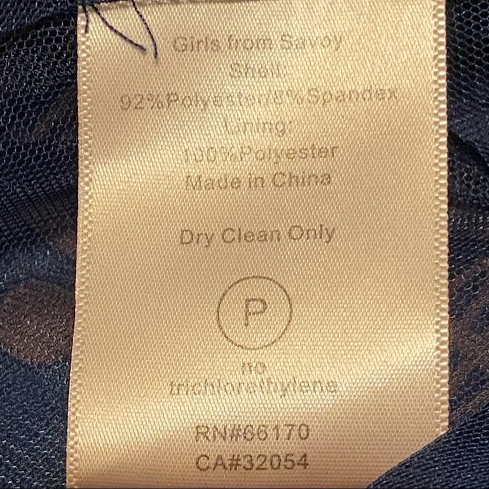 Anthropologie Girls From‎ Savoy Orange Blue Strapless Dress Size Small - Image 9