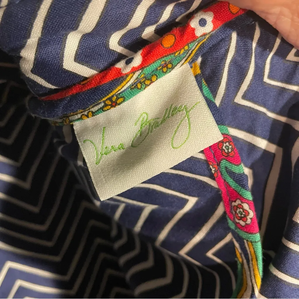 Vera Bradley Venetian Tote Double Handle Purse And Wallet ID/Money Holder - Image 10