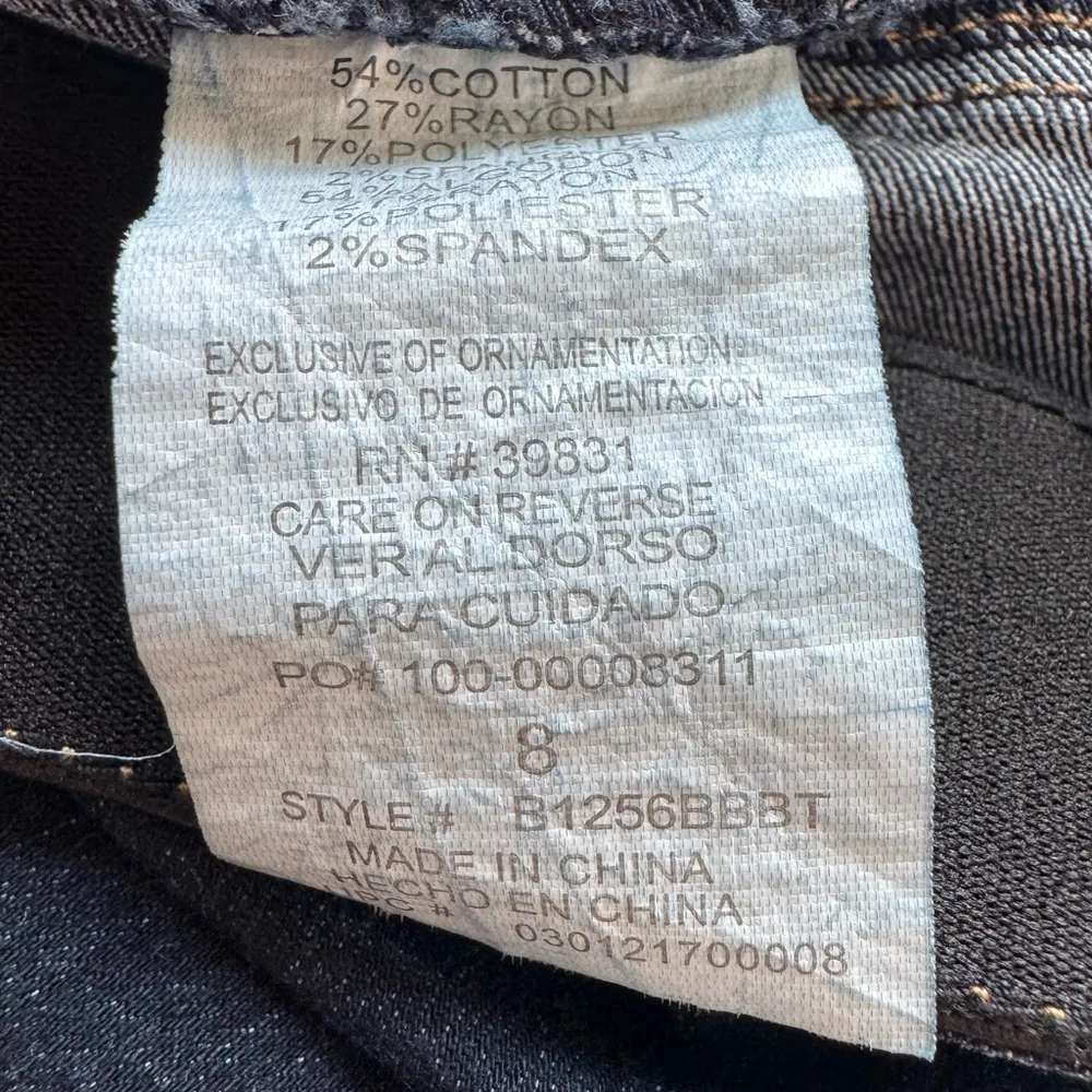 Democracy Absolution Booty Lift Jegging Dark Indigo Jeans Size 8 - Image 11