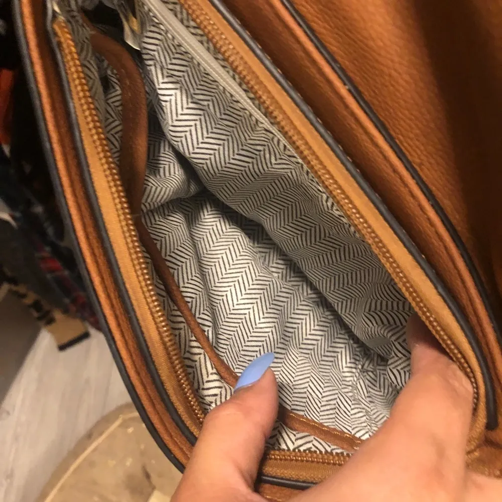 free people brown crossbody purse - Image 7