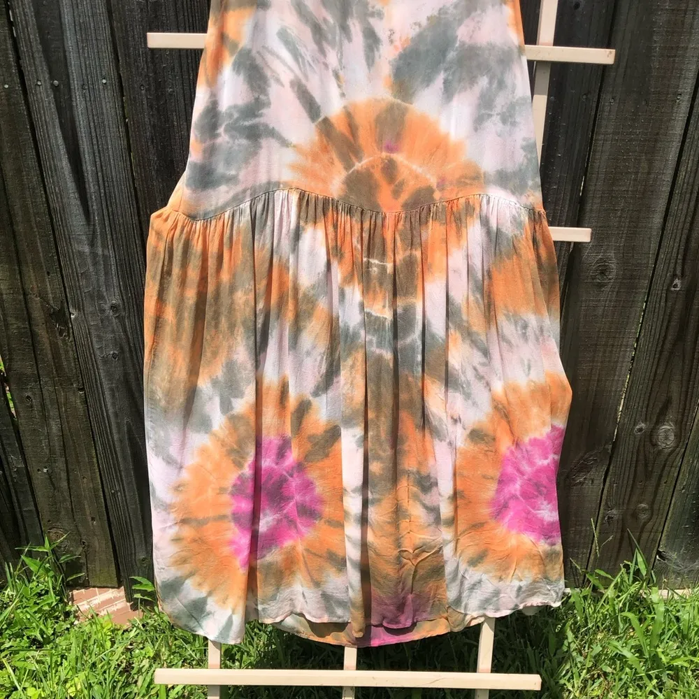 Young Fabulous & Broke Tie Dye Maxi Dress Size Small NWT - Image 4