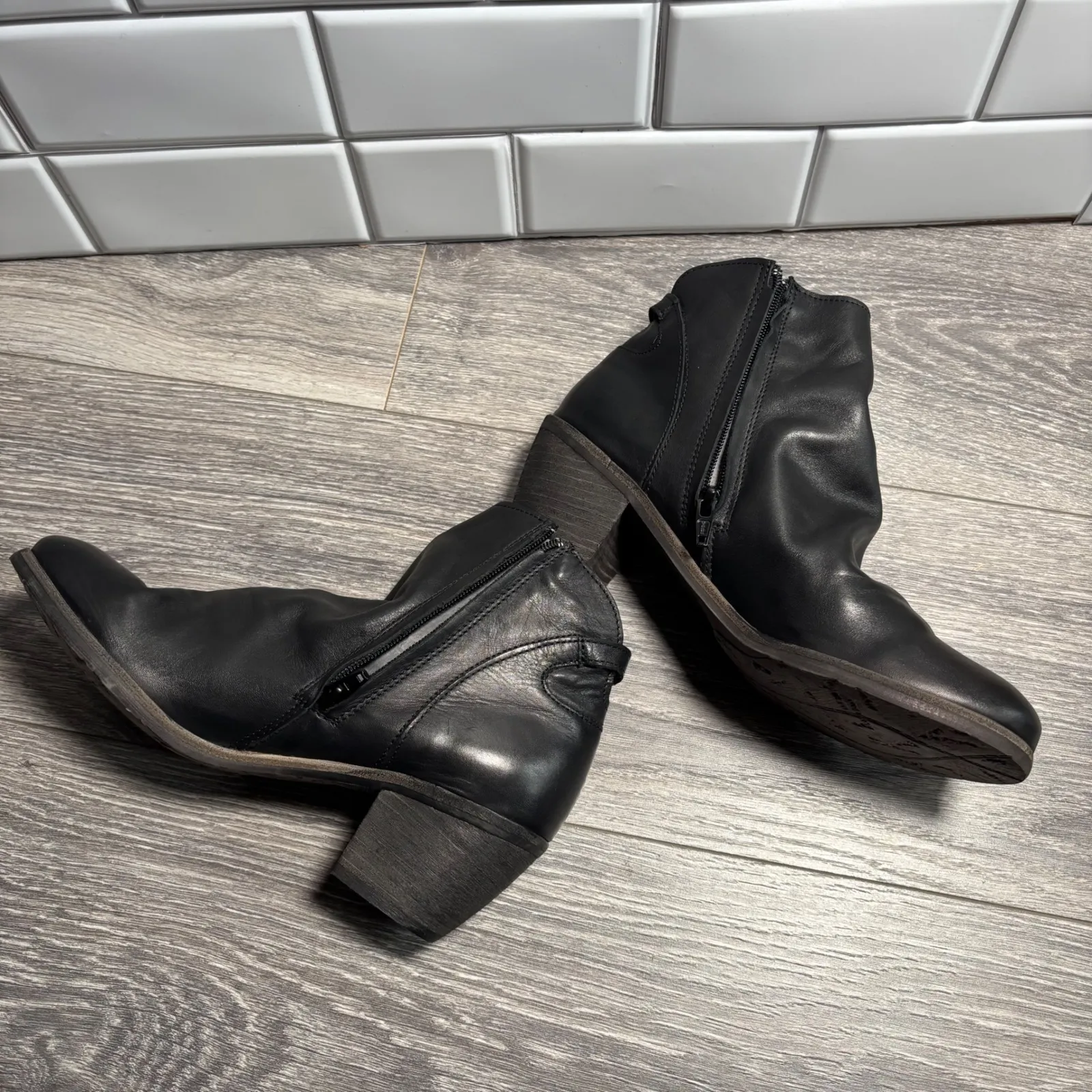 Felmini A130 Coal Black Ankle Boot EU39 US7 Size 7 - Image 6