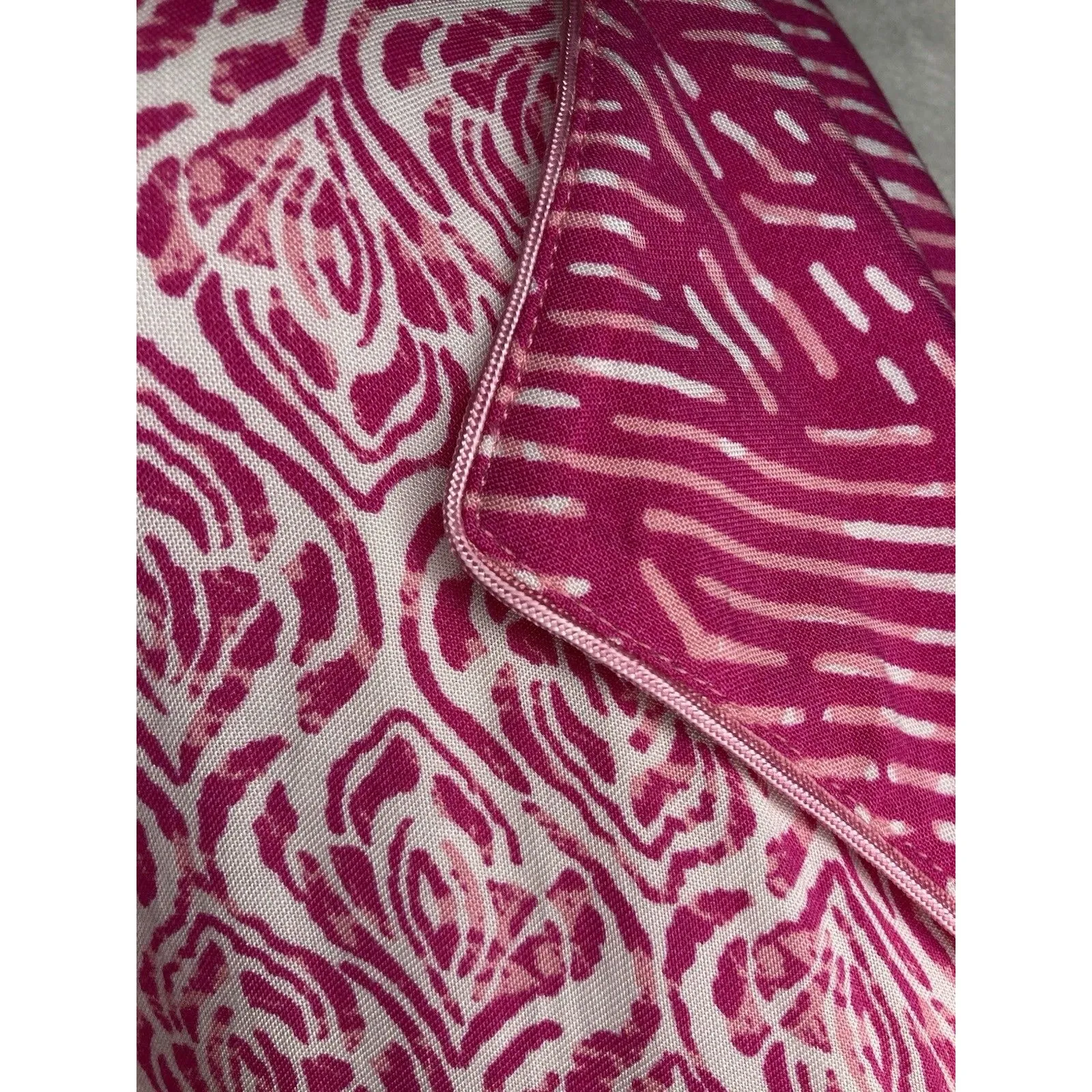 Oscar de la Renta Pink Label Long Robe Kaftan MuMu Button Front Women's L/XL - Image 6