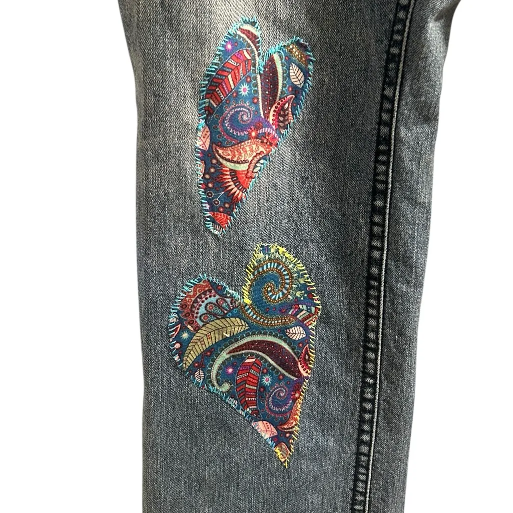 Custom Apt. 9 Patchwork Jeans Baby Boot Leg size 16 - Image 5