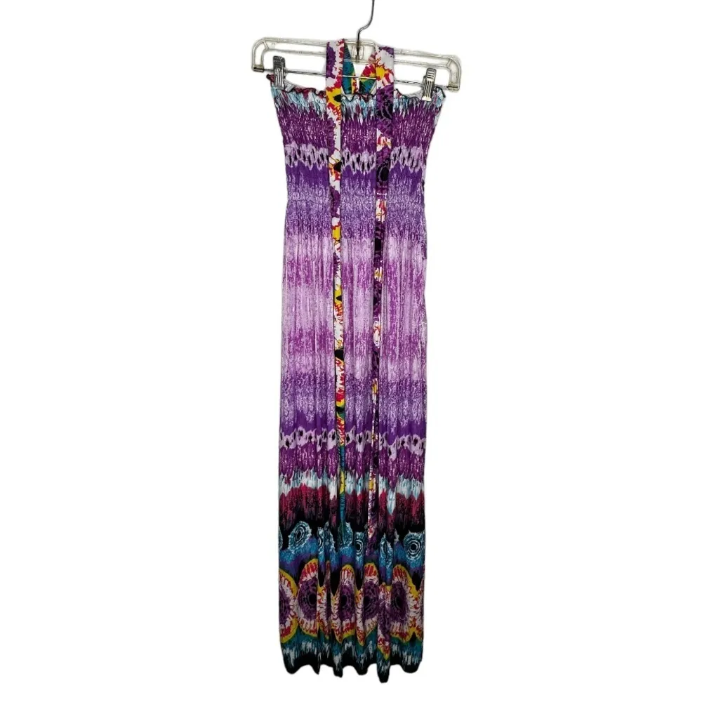 Colorful‎ Maxi Dress Purple - Image 4