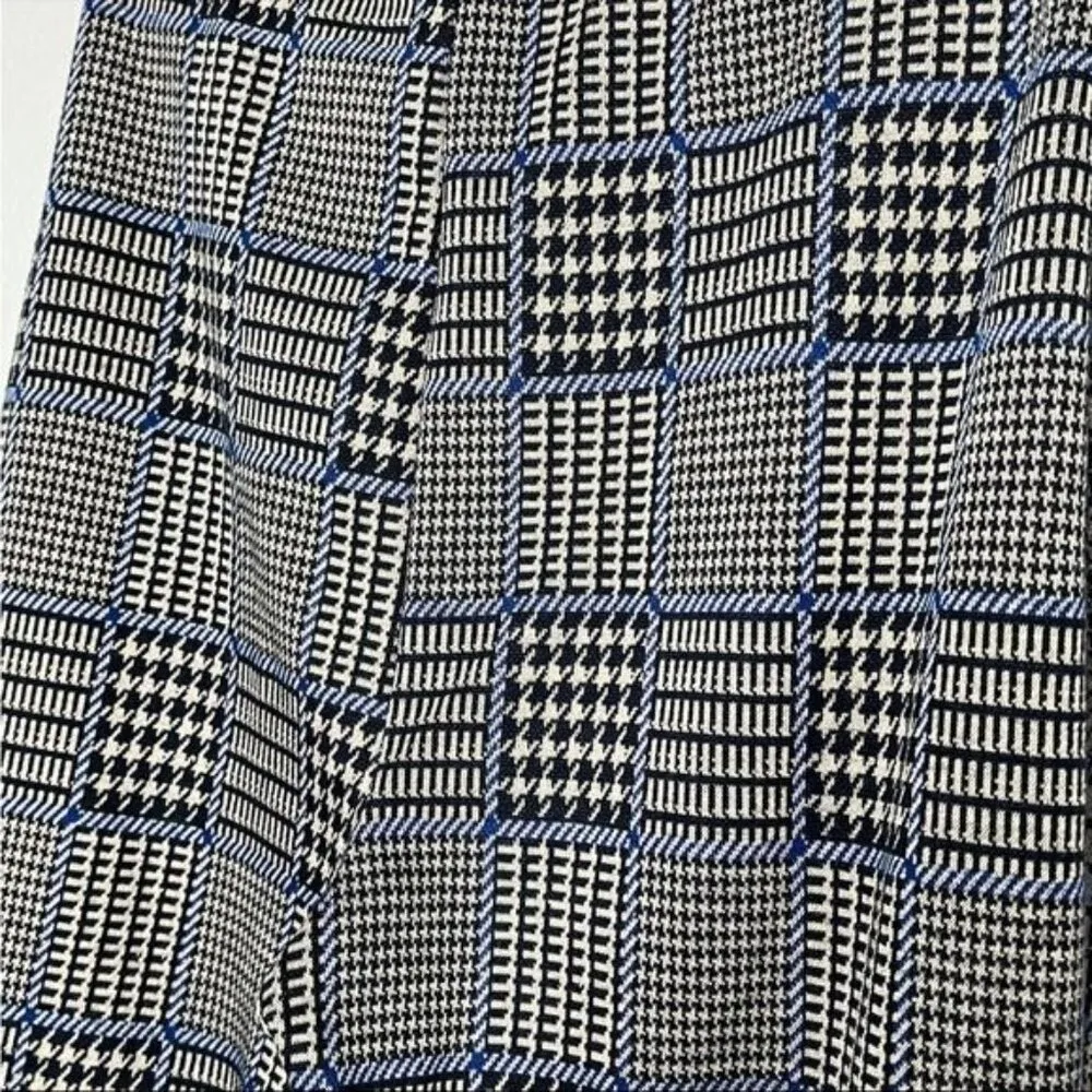 Urban outfitters academia plaid houndstooth flare leg pants size Small - Image 8