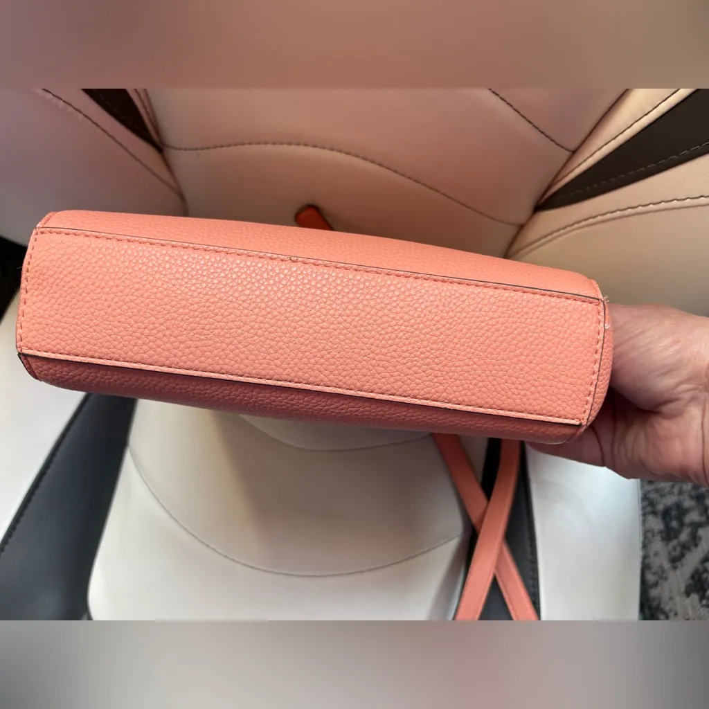 Nanette Lepore Coral Textured Tote - Image 10