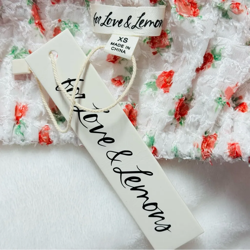 FOR LOVE & LEMONS Gidget Top in Red - XS - NWT - Image 5