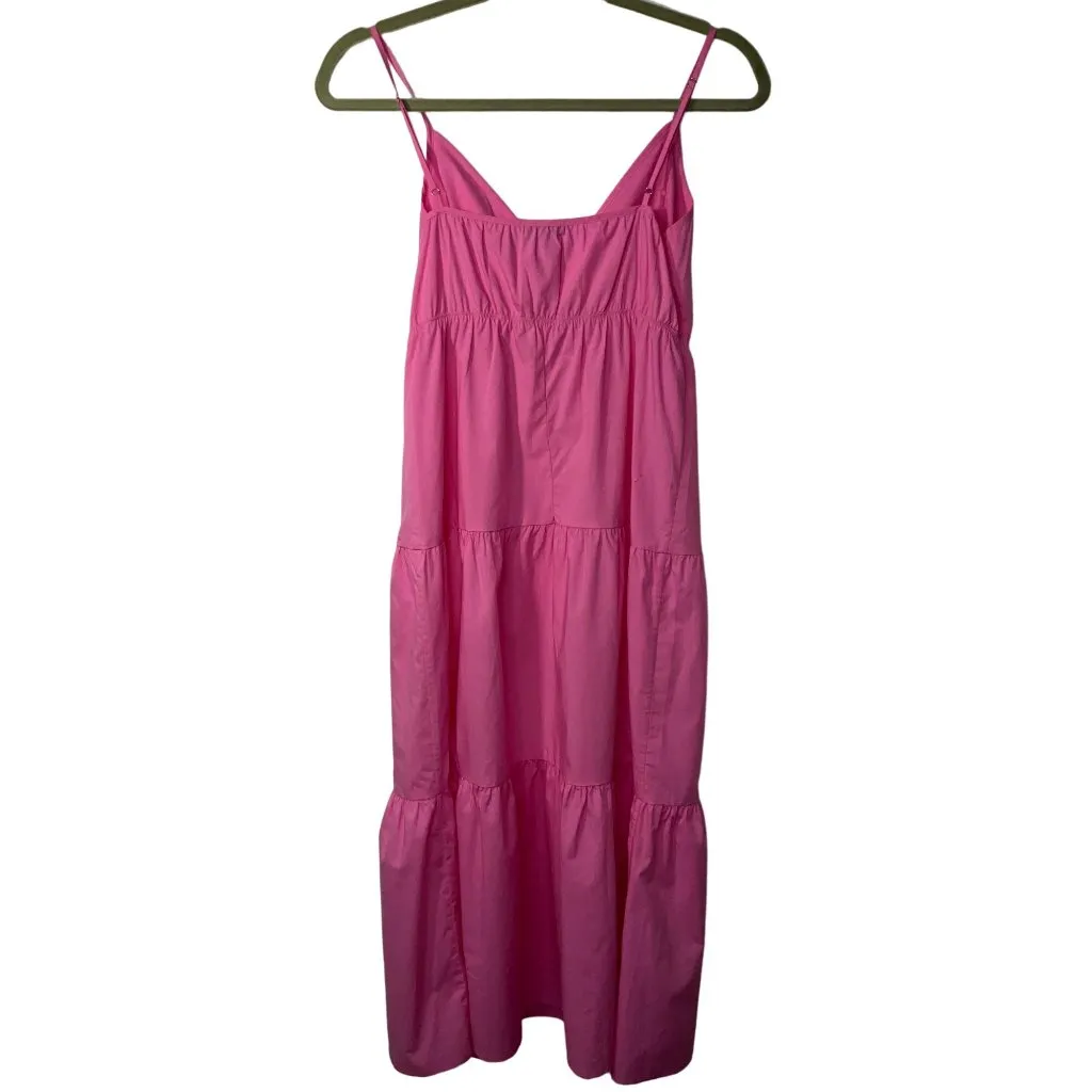 Rails Avril Dress in Hot Pink XSmall New Womens Midi Cotton - Image 5