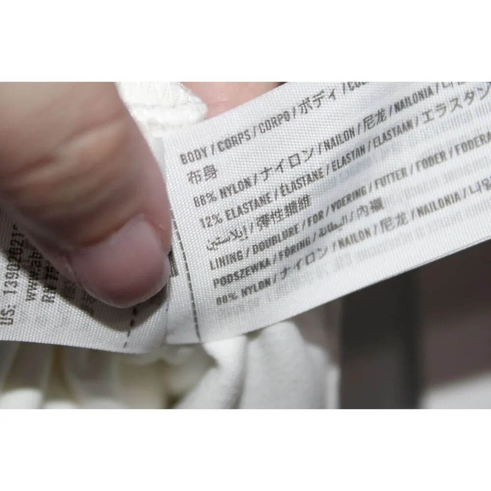 Womens Abercrombie & Fitch Soft A&F White Sleeveless Tank Bodysuit Size Medium M - Image 4