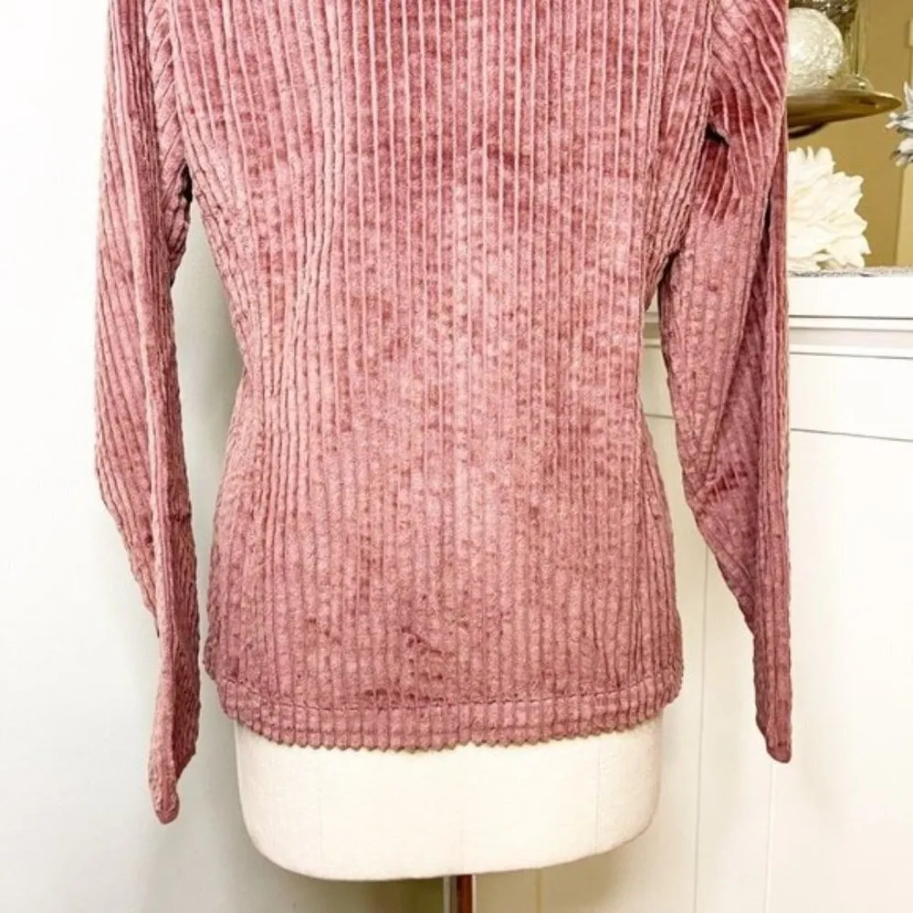 Woolrich Pink Corduroy Zip Front Jacket Hazelberry Small Nwt - Image 9