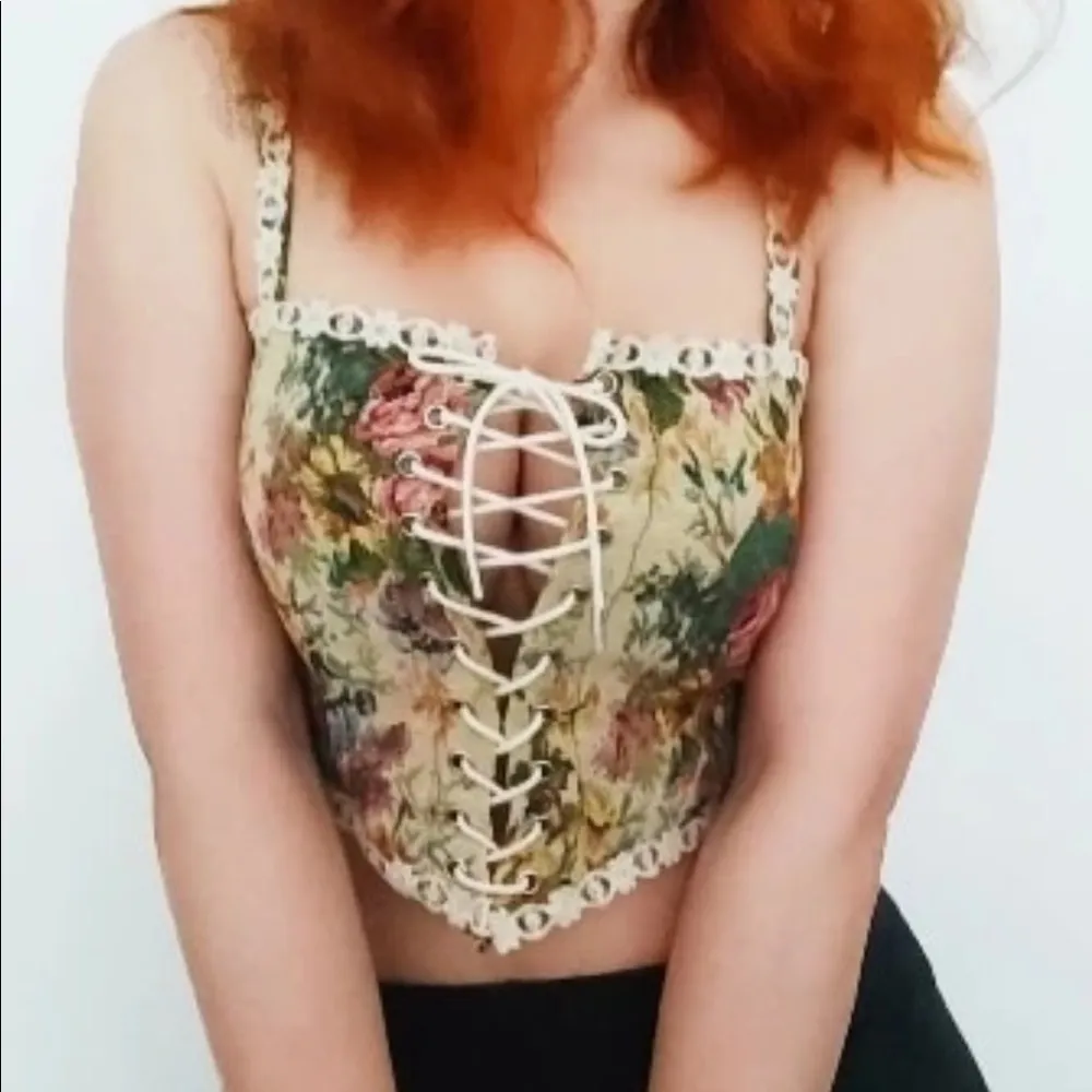 Floral Cottagecore Fairy Romantic Corset Top New Size undefined - Image 4