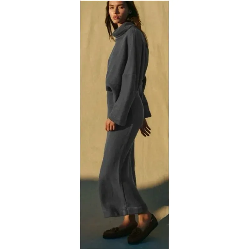 NWT Free People Freest Milley Reversible Knit Skirt Set in Steel - Image 4