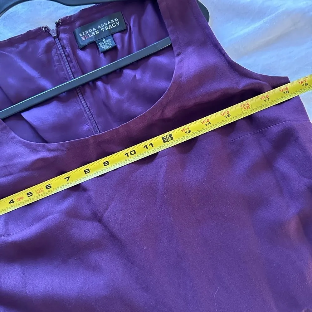 LINDA ALLARD ELLEN TRACY VINTAGE
Dress Suit Sz 4 Linen Mix - Image 5