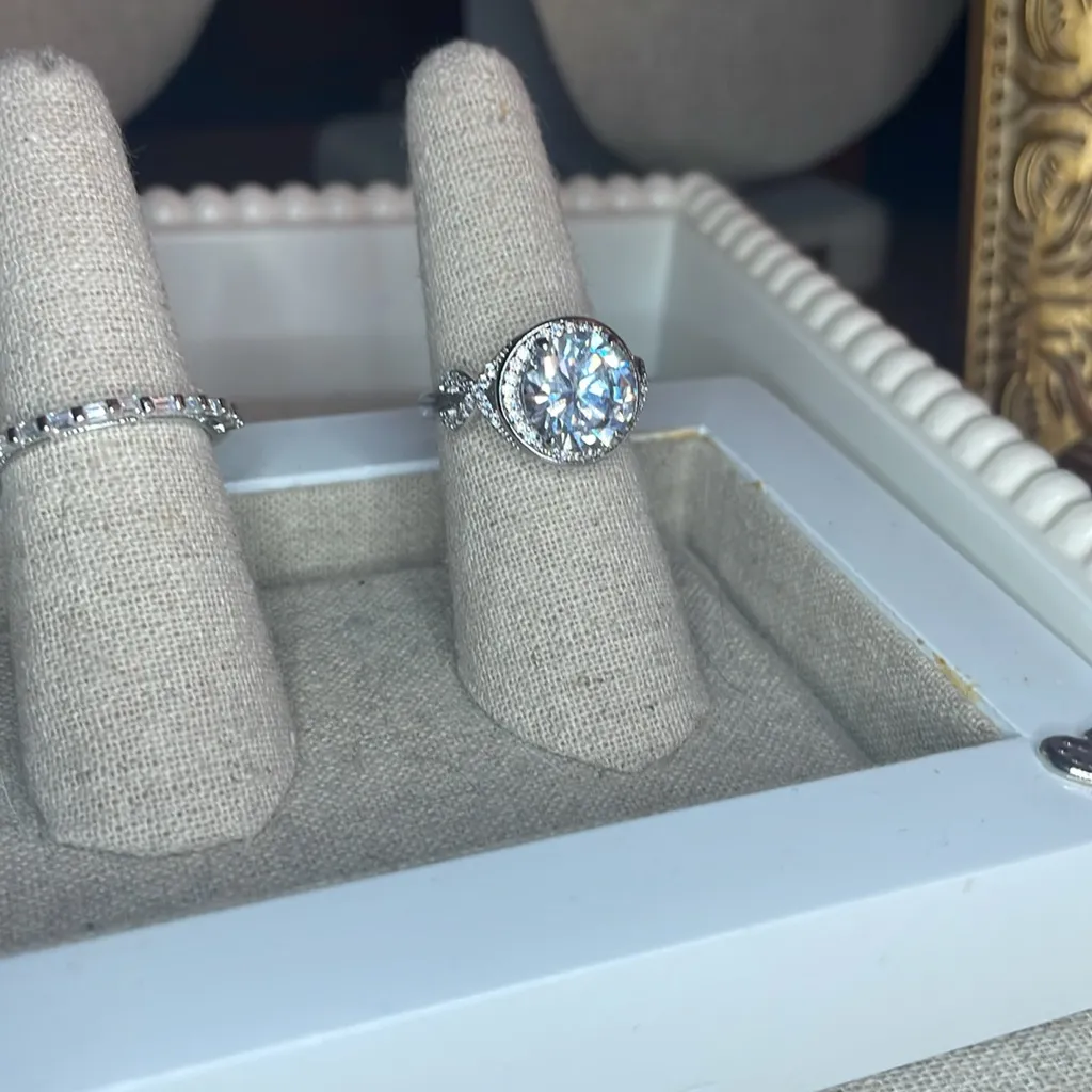 Silver Bling Ring by Pretty Bird - Image 2