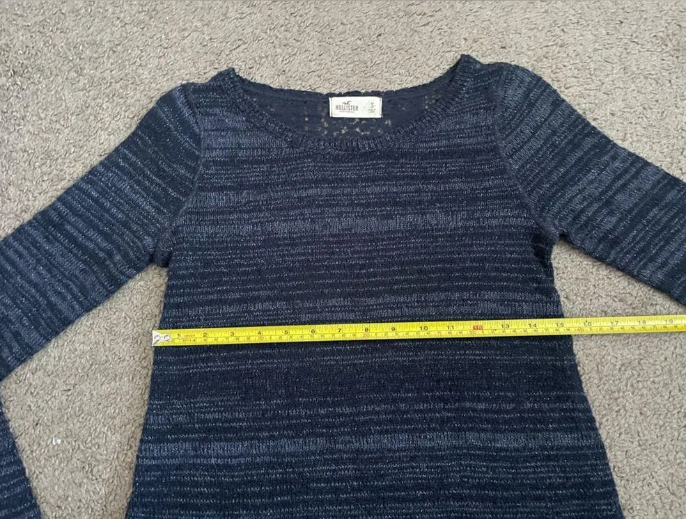 Hollister Crotchet Knit Sweater with Lace Back - Image 11