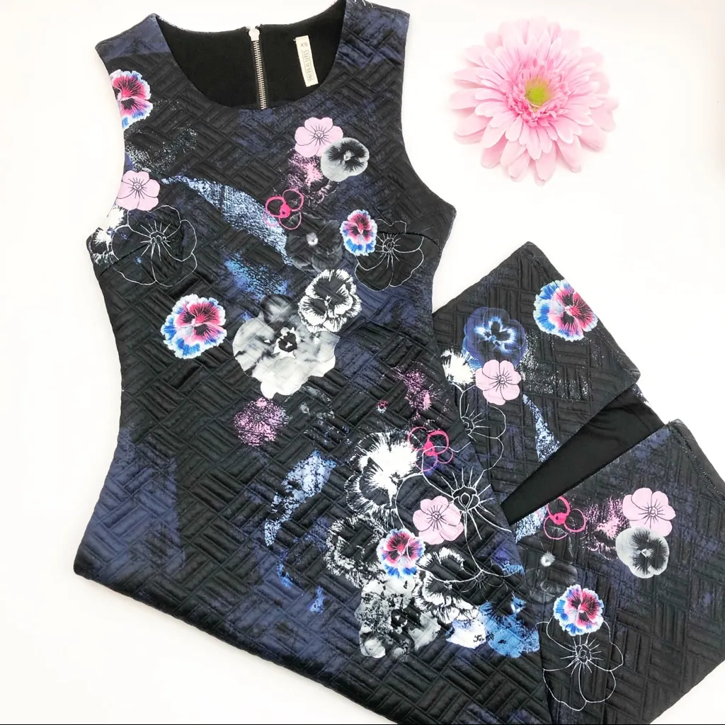 State Of Being X Revolve Floral Quilted Midi Dress - Image 6