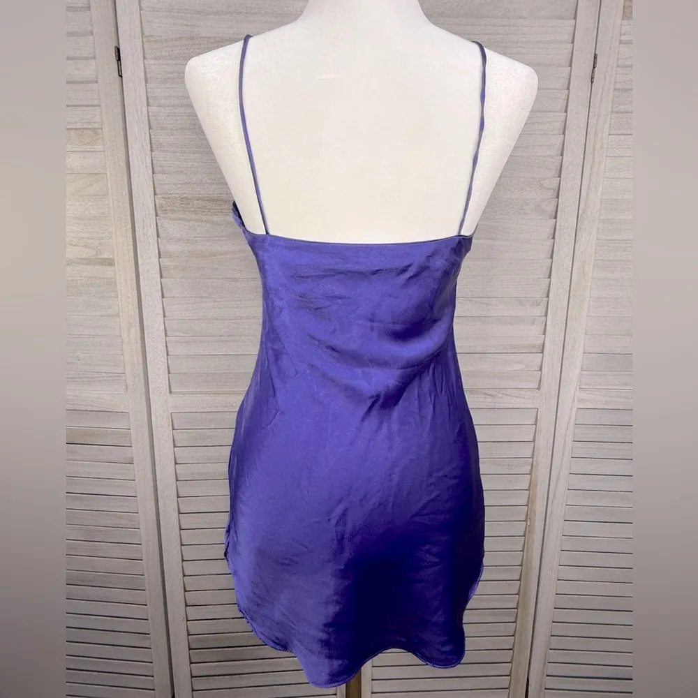 Vintage Satin Slip Y2K Purple - Image 2