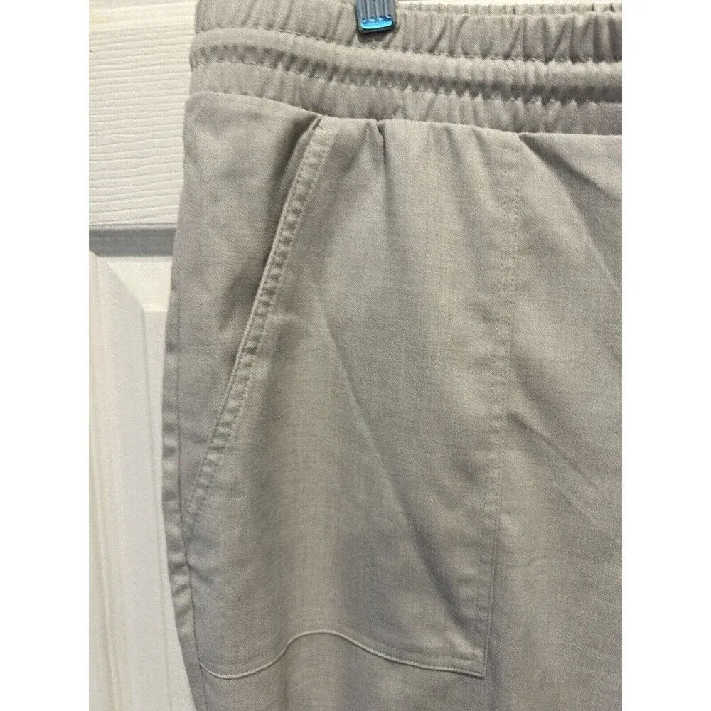 Nine West Gray Elastic Cuff Relaxed Jogger Pant Tie‎ Waist Pockets Women’s Large - Image 2